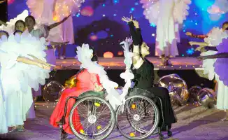 В Туркестане прошел праздник «Шексіз әлем» для детей с особыми потребностями