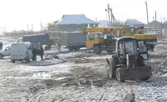 Ремонт моста в Келесском районе и подвоз воды для домов