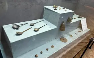 Выставка артефактов в Национальном музее Казахстана