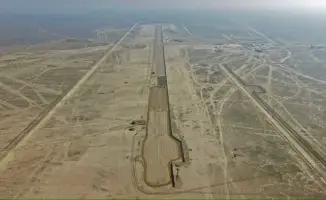 В Кендирли по поручению Президента продолжается строительство нового аэропорта