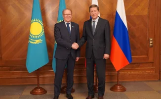 Заседание Межпалатной комиссии: Делегация мажилисменов на XII заседании по сотрудничеству между Мажилисом и Госдумой