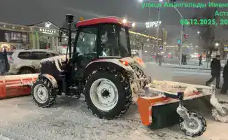 Эффективные ночные снегоуборочные работы в Астане помогают предотвратить транспортные заторы