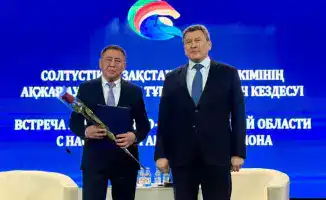 Аким области посетил Акжарский район в рамках международного сотрудничества в сфере IT и модернизации инфраструктуры.