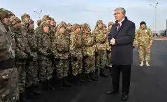 Касым-Жомарт Токаев посетил специализированную военную школу-интернат в Жамбылской области