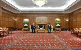 Токаев встретился с президентом Туркменистана Сердаром Бердымухамедовым
