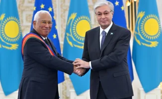 Токаев наградил Антониу Кошту орденом 'Достық' I степени как знак дружбы Казахстана и Евросоюза