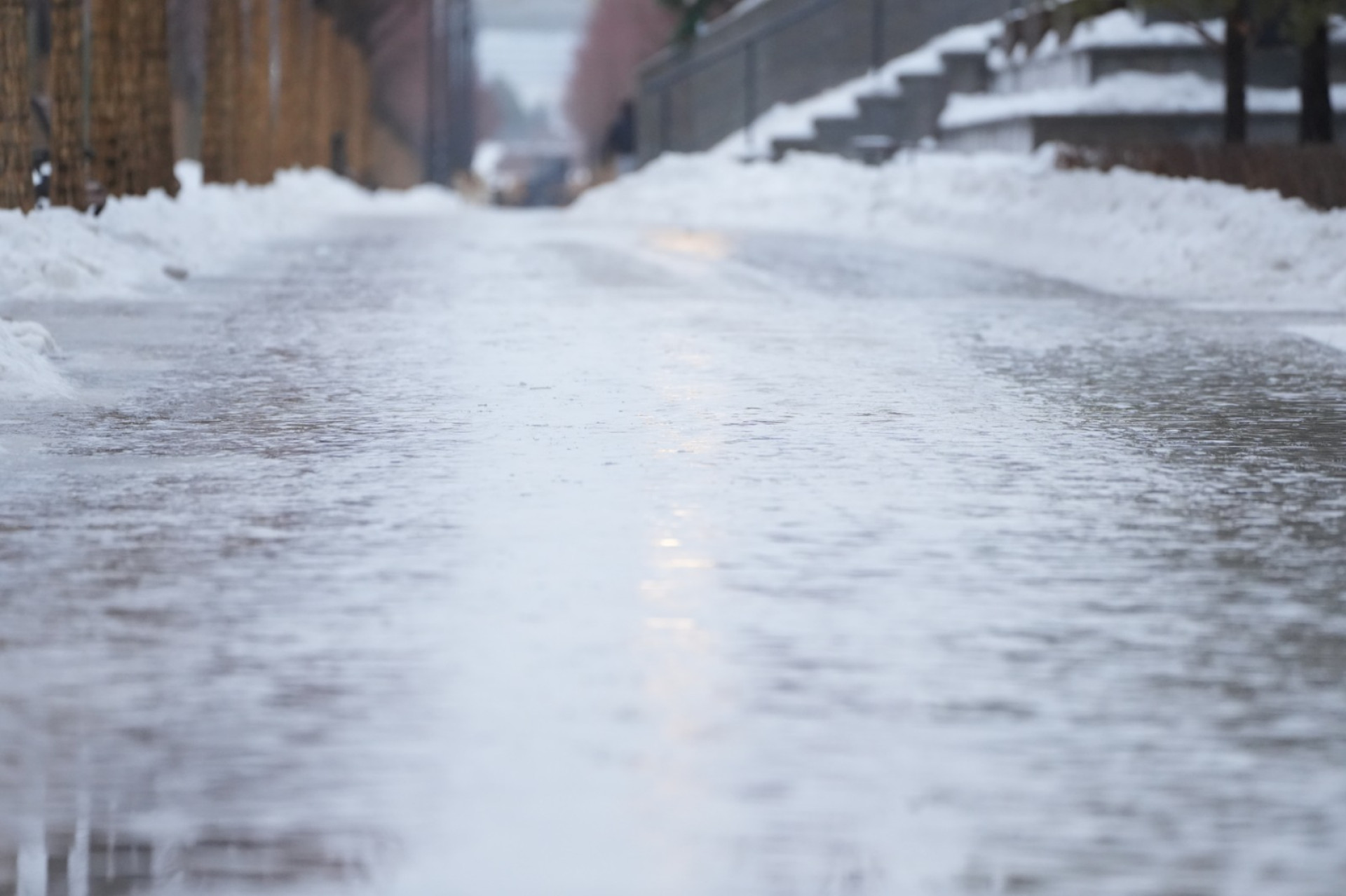 гололёд в Астане