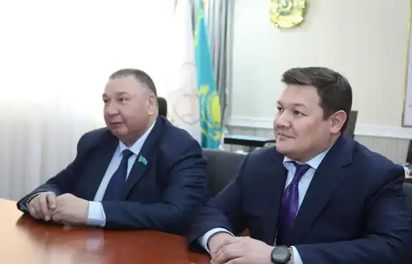 Аким области Нурдаулет Килыбай встретился с сенаторами (2)