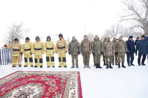 В селе Шолпан Урджарского района открыт пожарный пост (6)