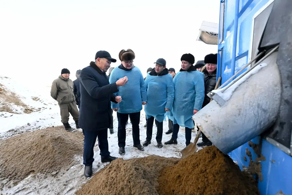 Аким области ознакомился с деятельностью крестьянских хозяйств в Бескарагайском районе (3)