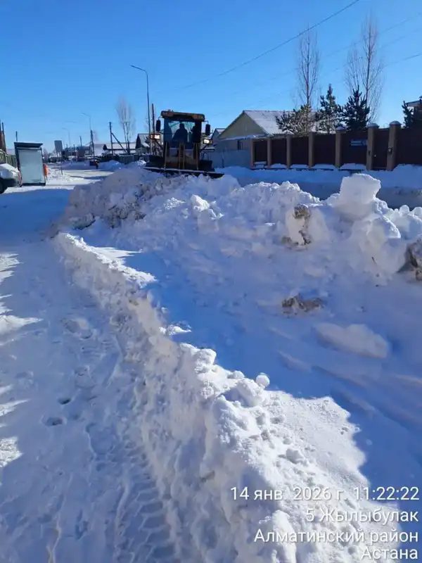 Около 70 тысяч кубометров снега вывезли из Астаны за ночь (8)