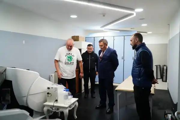 Аким Акмолинской области Марат Ахметжанов встретился с конькобежцами (5)