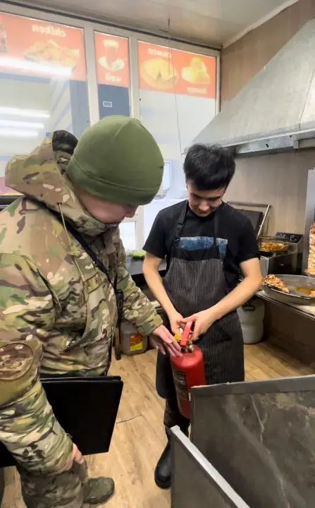 Как обеспечивают пожарную безопасность на объектах общественного питания в Астане (2)