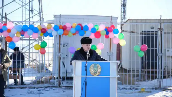 В Зайсанском районе завершено возведение антенно-мачтового сооружения (2)