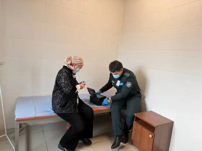 В аэропорту Алматы отработали меры реагирования на случай выявления вируса Нипах (4)