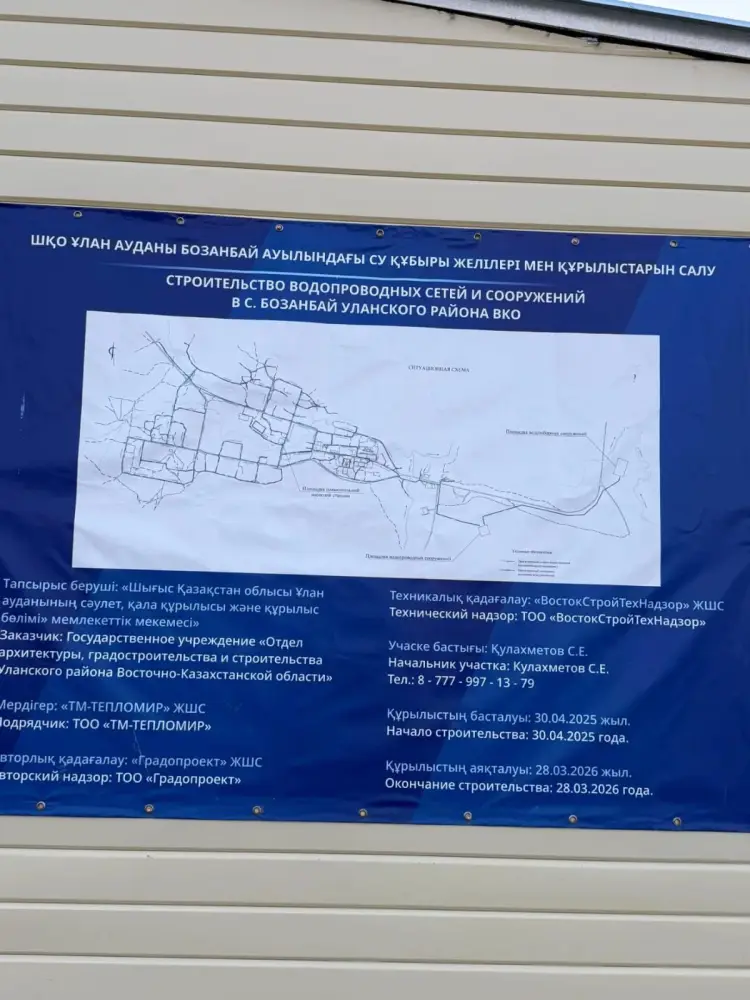 В Уланском районе ВКО завершено строительство и обновление систем водоснабжения (2)