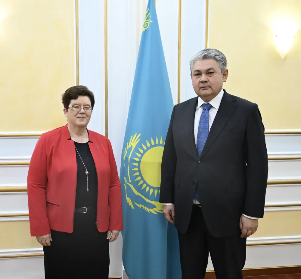 Глава МИД Казахстана принял Посла Германии (4)