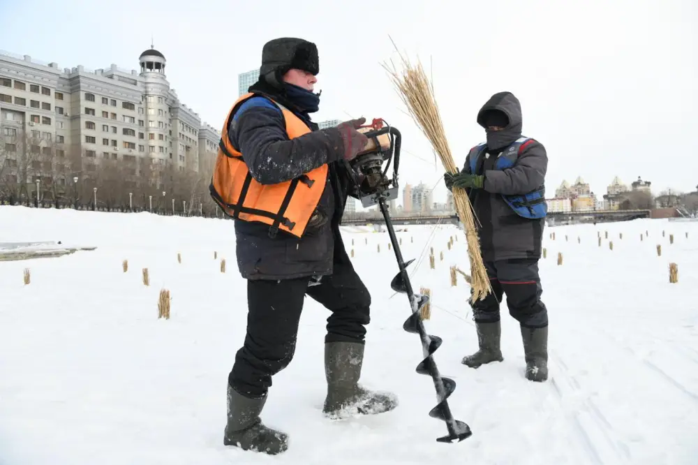 Работы по сохранению биоразнообразия в реке Есиль проводят в Астане (3)