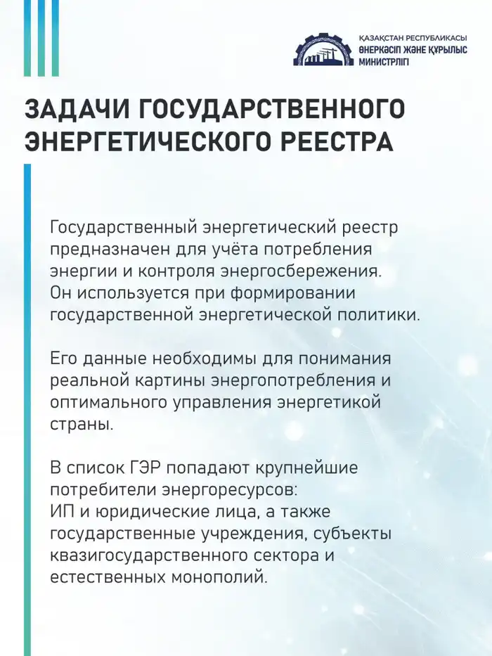 Свыше 21 тыс. организаций в ГЭР: где в Казахстане расходуют больше всего энергии (5)