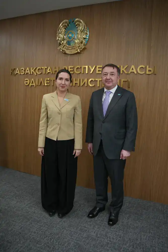 Министр юстиции Ерлан Сарсембаев встретился с Джерен Гюрес — Главой офиса «ООН-женщины» (2)