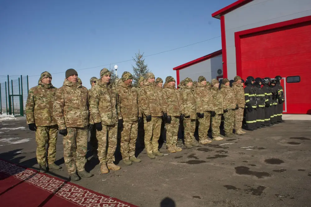 В селе Кеген открылось новое пожарное депо для защиты 34 населённых пунктов (2)