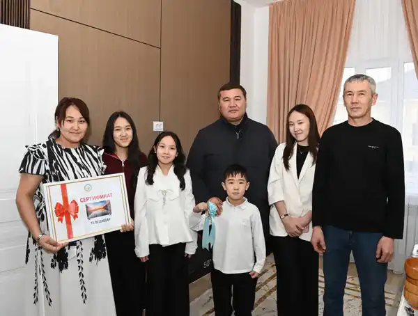 80 семей получили новое жилье в поселке Жанакорган (3)