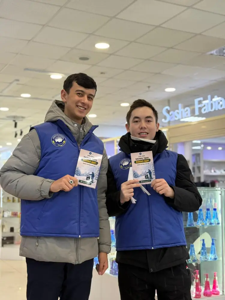 Молодёжь областной АНК организовала экологический интерактив в рамках «Таза Қазақстан» (2)