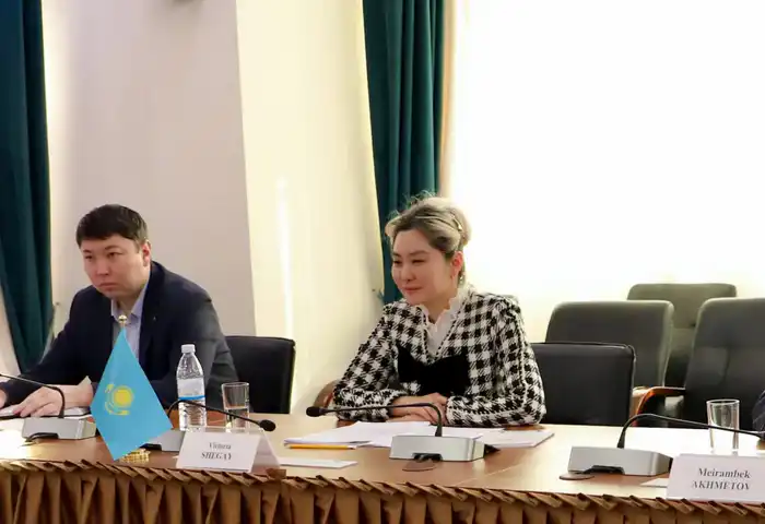 В. Шегай встретилась с представителем МОТ М. Пушкиным (3)