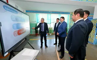 Аким области акцентировал внимание на необходимости улучшения инфраструктуры Глуховской средней школы в Бескарагае