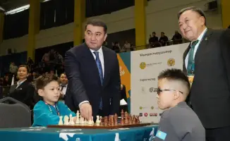 Чемпионат Казахстана по шахматам среди юниоров Туркестан 1052 спортсмена