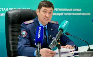 Акция по безопасности на водоемах в Туркестанской области зимой