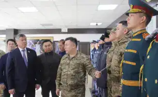 Встреча депутатов Мажилиса с военнослужащими Национальной гвардии Астаны