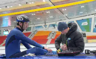 Ажигалиев готовится к Олимпиаде в Милане