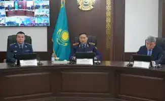 Встреча министра с полицией Северо-Казахстанской области