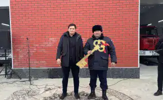 В селе Боранкул открыт 155-й добровольный пункт пожаротушения для защиты местных жителей