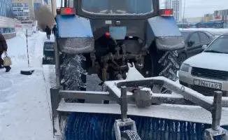 Снежный фронт: Астана очистила свои улицы от 24 тысяч кубометров зимней вьюги