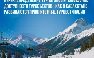 Развитие приоритетных туристических направлений в Казахстане: расширение горнолыжных курортов и улучшение инфраструктуры для международных туристов