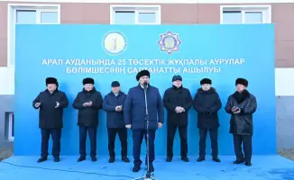 В Аральской районной больнице открыли новое инфекционное отделение на 25 мест