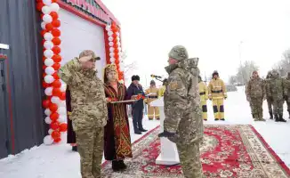 В селе Шолпан Урджарского района открыт современный пожарный пост для обеспечения безопасности жителей