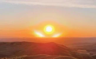 Закат, как флаг: Усть-Каменогорск в необычном свете