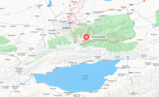 Землетрясение в окрестностях Алматы