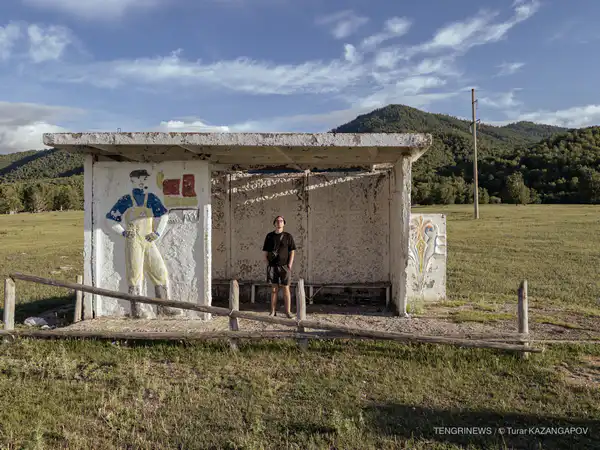 Остановка в районе села Топкаин, Восточно-Казахстанская область. Фото: ©️ Турар Казангапов
