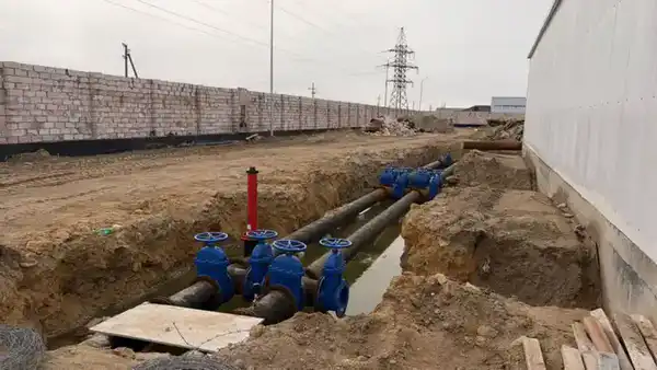 Нурдаулет Килыбай ознакомился со строительством водонасосной станции в сельском округе Атамекен (5)