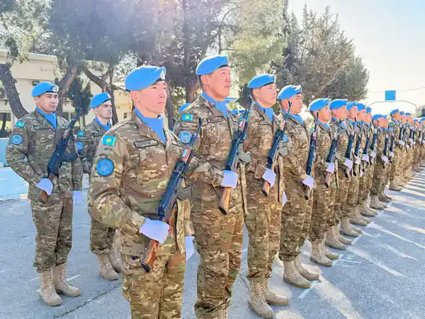 Казахстанские миротворцы на Голанских высотах удостоены медалей ООН за безупречную службу (7)