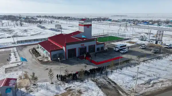 Глава МЧС открыл новую пожарную часть в Байганинском районе. (2)