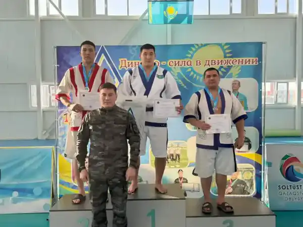 Полицейские стали победителями в четырех весовых категориях на соревнованиях по ”Қазақ күресі” в СКО (3)