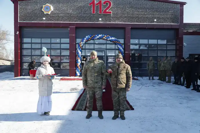 Реновация пожарных частей: Чингис Аринов открыл модульную пожарную часть в городе Ерейментау (3)