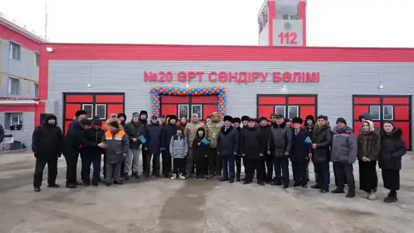 Глава МЧС открыл модернизированную пожарную часть в городе Хромтау (7)