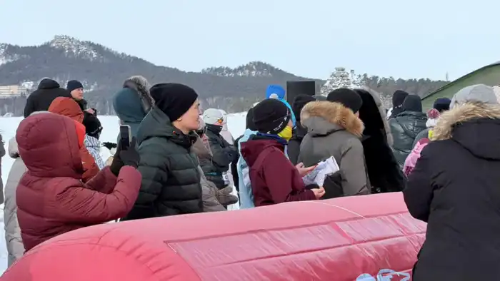 Международный забег на льду «BURABAY ICE - 2026» прошёл на территории Государственного национального природного парка «Бурабай» (5)