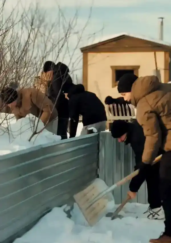 В Лисаковске прошла акция «Снежный десант» (2)